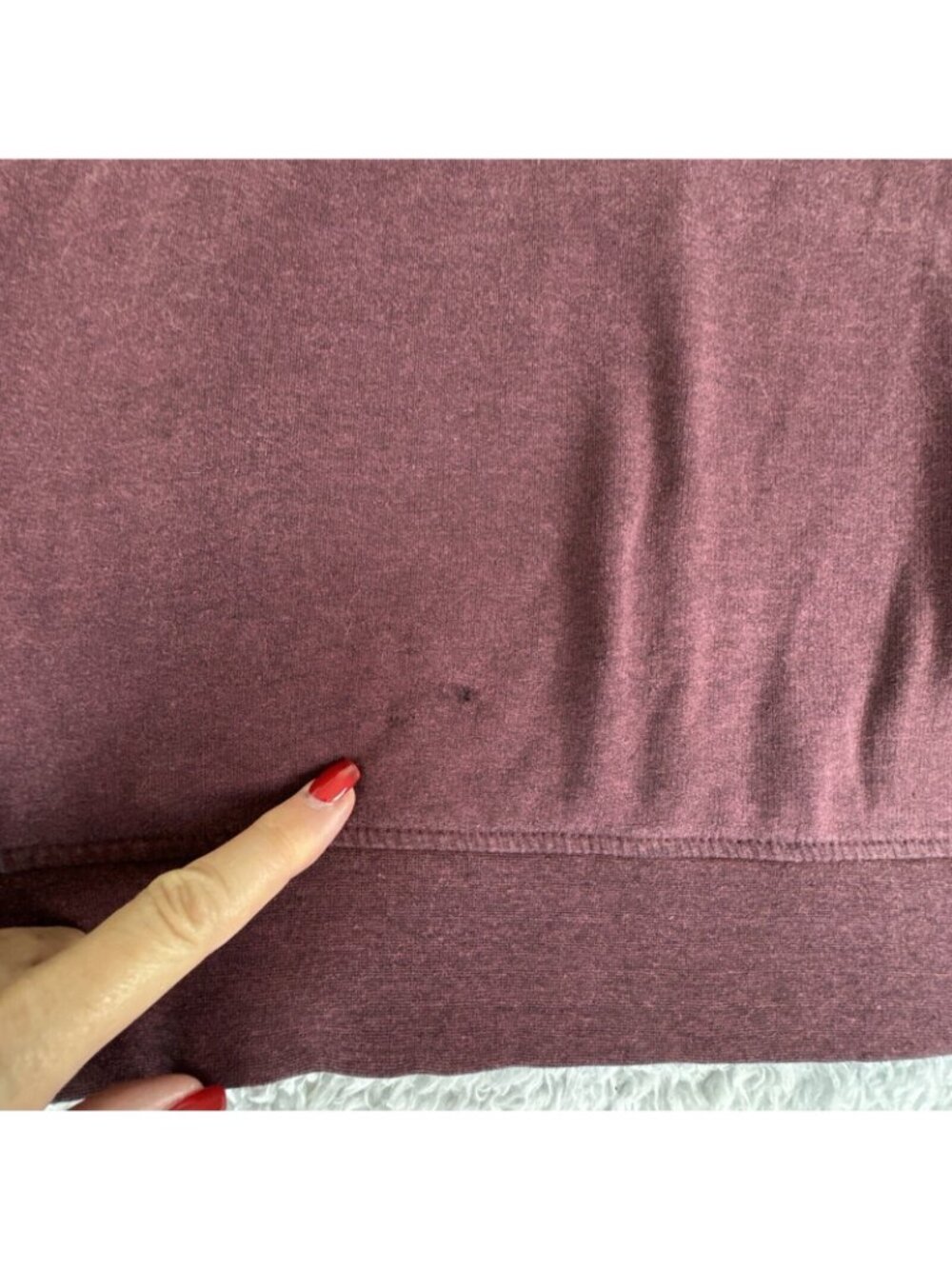 Dravus Mens L Burgundy Pullover Hoodie W/Buttons & Front Pocket Comfort Casual - Picture 8 of 11